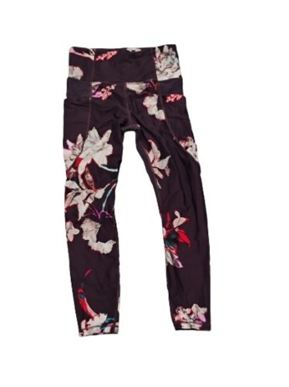 Athleta Salutation Stash Magnolia Floral Tights Leggings Sz S
